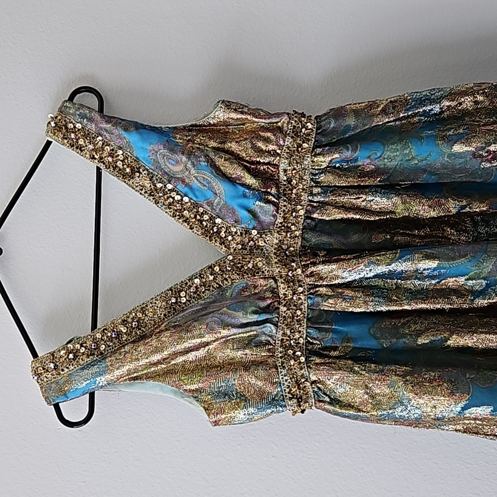 Vintage BULLOCKS BEADED FORMAL GOWN